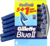 Einweg Razor Blue II 6 Stk