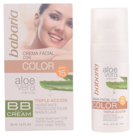 Gesichtscreme BB mit Farbe SPF 15 Aloe Vera 50 ml