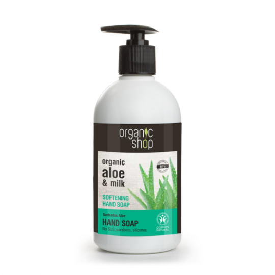 Handseife zum Erweichen von Aloe und Milch 500 ml