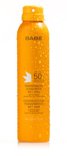 Transparenter Lichtschutz Wet Skin Spf50