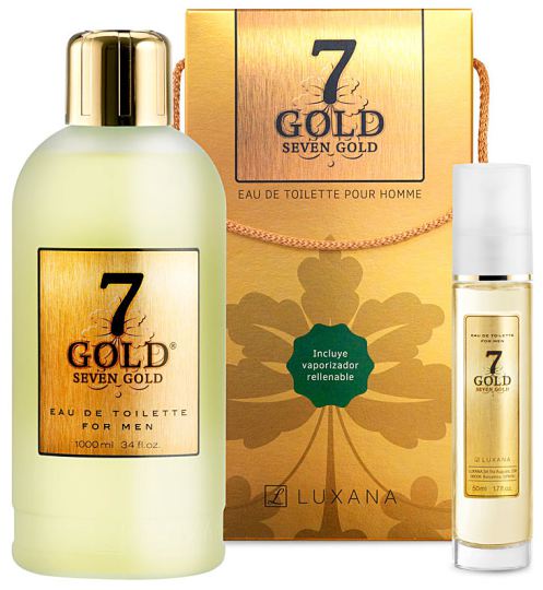 Satz Seven Gold Eau de Toilette 2 Stück