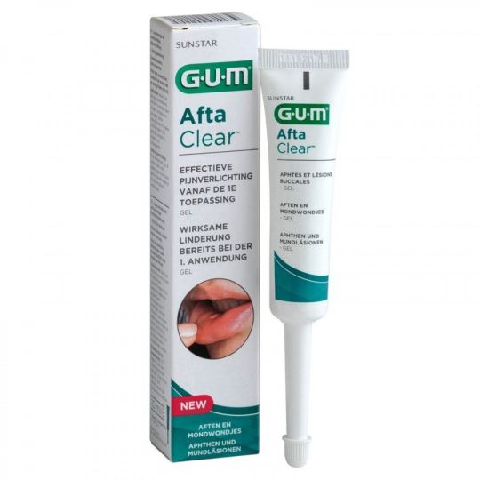 Gummi Afta Clear Gel von 10 ml