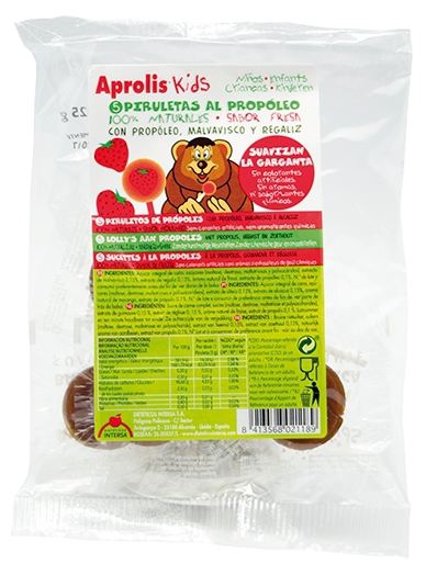 Aprolis Kinder Balsamico Lollipops Tasche 5 Einheiten