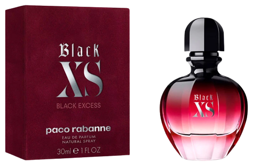 Eau de Perfume Black Xs für Frauen Spray 30 ml