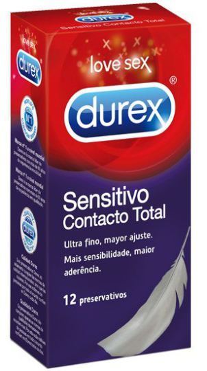 Kondom Durex Sensitive Contact Total