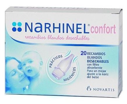 Narhinel Comfort Soft Nasensauger Einweg 10 Minen