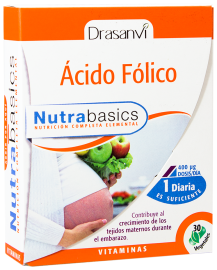 Nutrabasics - Folsäure 30 Kapseln