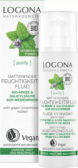 Feuchtigkeitsspendendes Matifying Fluid Minze & Salicylsäure 30 ml