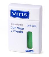 Vitis Dental Tape mit Fluor und Minze 2x50 ml