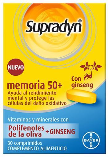 Supradyn Memory 50+ 30 Tabletten