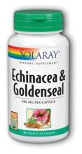 Echinacea Root &amp; Goldenseal Root 500 mg 100 Gemüsekapseln