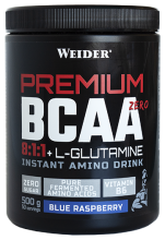 Premium BCAA 8: 1: 1 + Lglutamin Blue Raspberry 500 gr