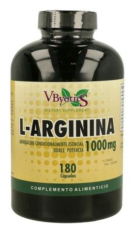 L-Arginin 1000 mg. 180 Kapseln