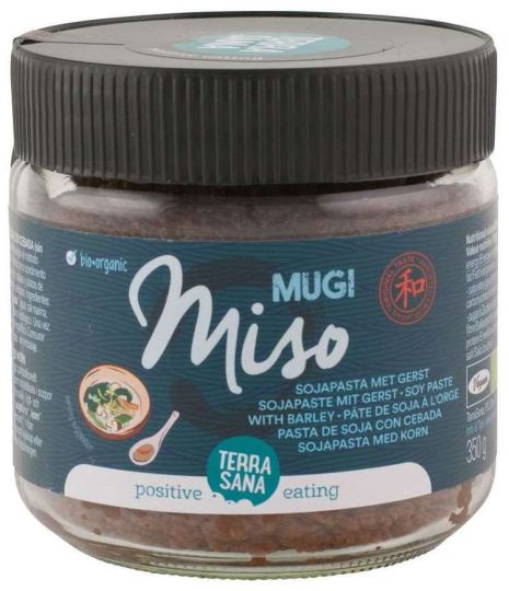 Unpasteurisierte Mugi-Miso-Sojabohnenpaste mit Köder