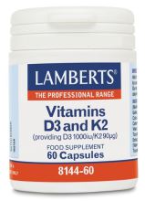 Vitamin D3 1000 IE und K2 90 µg 60 Kapseln