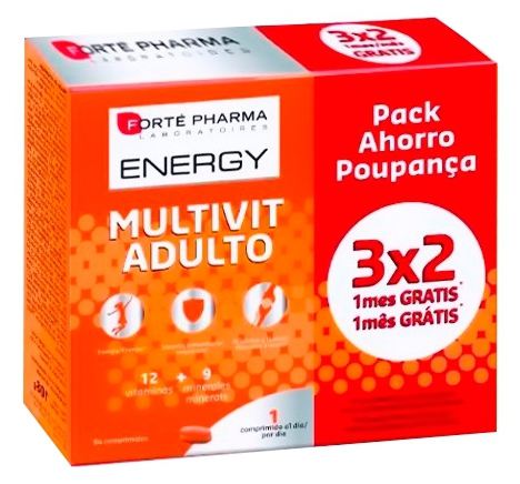 Energy Multivitamin Adults 30 Tabletten