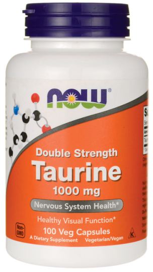 Taurin 1000 mg Double Strength 100 Veggie Kapseln