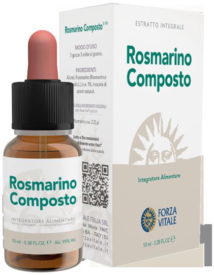 Rosmarino Kompost (Lead) Metall spagyrischen 10ml.