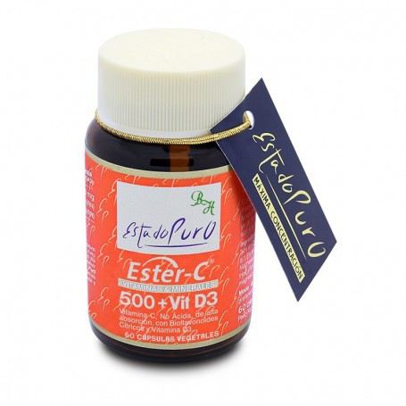 Ester C 500 + Vitamin D 3 60 Gemüsekapseln