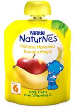 Naturnes zerdrückte Apfelbanane + 6 Monate 90 gr