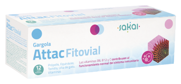 Gargola Fitovial Attac 12 Vialesx10Ml