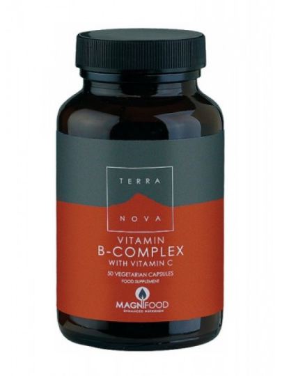 B-Komplex mit Vitamin C-Kapseln