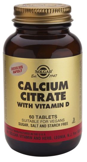 Calciumcitrat mit Vitamin D3-Tabletten