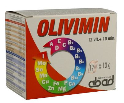 Olivimin Vit + Mine 12 Umschläge