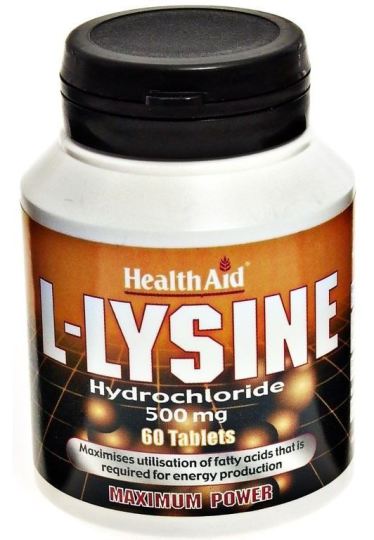 L-Lysin 500 mg. 60COMP. Health Aid