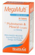 Megamulti Mit Ginseng 30comp. Health Aid