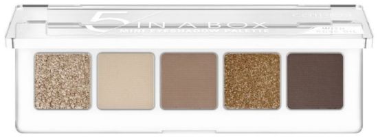 Lidschatten-Palette Mini 5 In einer Box 010 goldener Akt-Look 4 gr