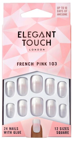 French Pink 103 False Nails 24 Einheiten