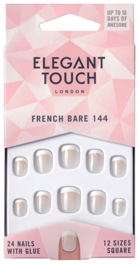 French Bare 144 False Nails 24 Einheiten