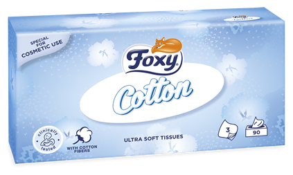 Cotton Ultra Soft Facial Tissues 90 Stück