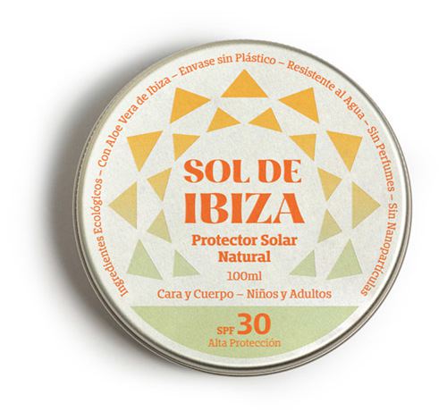 Organisches Sonnenschutzmittel aus Ibiza spf 30+ 100 ml