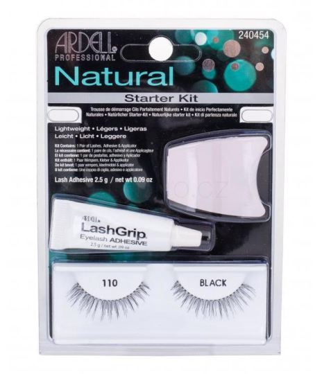 Natural False Eyelashes Kit + 2 Stück