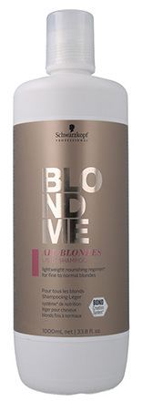 Light Shampoo Blondme Keratin Stellen Sie alle Blondinen 1000 ml wieder her