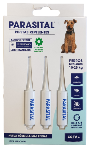 Parasitalpipetten Mittleres Hundebilster 3 x 3 ml