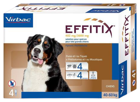 Effitix 402mg/3600mg solucion Spot-on para perros muy grandes